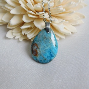 Apatit medál - ékszer - nyaklánc - medál - Meska.hu