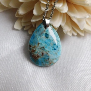 Apatit medál - ékszer - nyaklánc - medál - Meska.hu