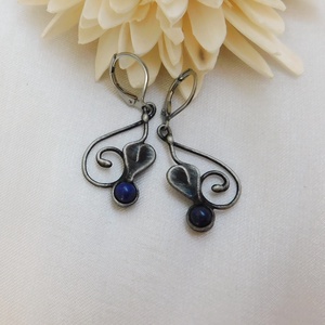 Lápisz fülbevaló - ékszer - fülbevaló - lógós kerek fülbevaló - Meska.hu