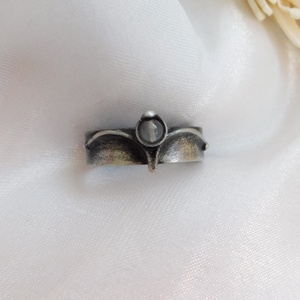 Achát gyűrű - ékszer - gyűrű - szoliter gyűrű - Meska.hu