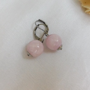 Kunzit fülbevaló - ékszer - fülbevaló - lógó fülbevaló - Meska.hu