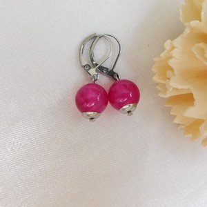 Achát fülbevaló - ékszer - fülbevaló - lógó fülbevaló - Meska.hu