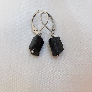 Turmalin  fülbevaló - ékszer - fülbevaló - lógó fülbevaló - Meska.hu