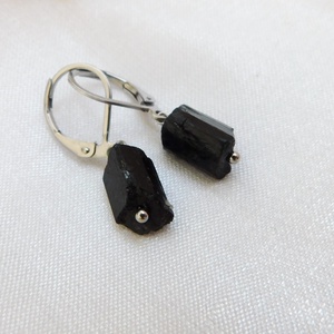 Turmalin  fülbevaló, Ékszer, Fülbevaló, Lógó fülbevaló, Ékszerkészítés, Ötvös, MESKA