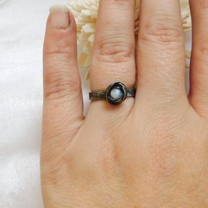 Holdkő gyűrű - ékszer - gyűrű - statement gyűrű - Meska.hu