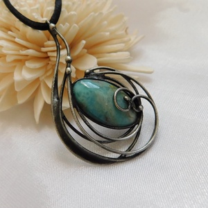 Larimár medál - Meska.hu