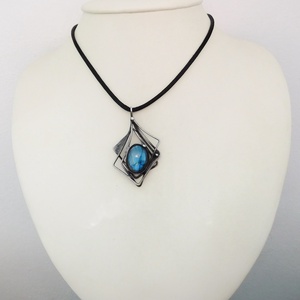 Labradorit medál - ékszer - nyaklánc - medálos nyaklánc - Meska.hu