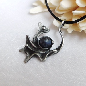 Kérésre készült! Mini szodalit sárkány medál - ékszer - nyaklánc - medálos nyaklánc - Meska.hu