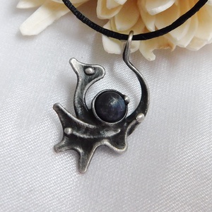 Kérésre készült! Mini szodalit sárkány medál - ékszer - nyaklánc - medálos nyaklánc - Meska.hu