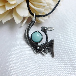 Mini jáde sárkány medál - ékszer - nyaklánc - medálos nyaklánc - Meska.hu