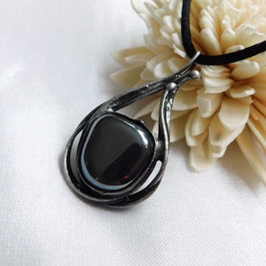 Hematit medál - ékszer - nyaklánc - medálos nyaklánc - Meska.hu