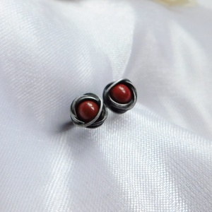 Bedugós jáspis fülbevaló - Meska.hu