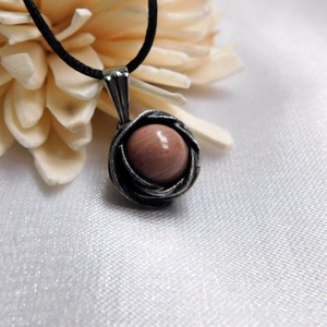 Mini thulit medál, Ékszer, Nyaklánc, Medál, Ékszerkészítés, Ötvös, MESKA