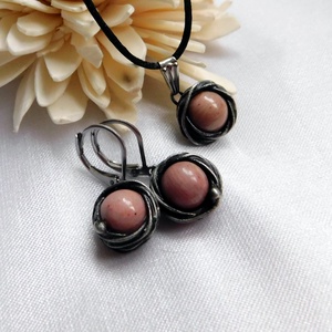 Mini thulit medál - ékszer - nyaklánc - medál - Meska.hu