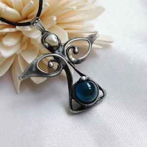 Achát angyal medál - Meska.hu