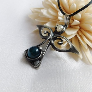 Achát angyal medál - ékszer - nyaklánc - medál - Meska.hu