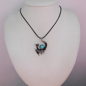 Türkinit sárkány medál - ékszer - nyaklánc - medál - Meska.hu