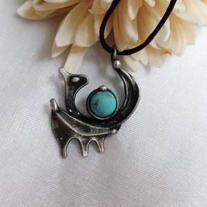 Türkinit sárkány medál - ékszer - nyaklánc - medál - Meska.hu