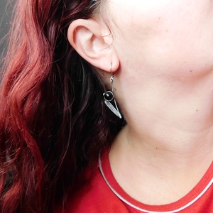 Turmalin fülbevaló - ékszer - nyaklánc - medálos nyaklánc - Meska.hu