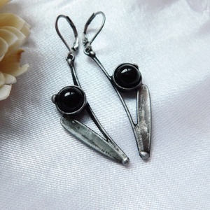 Turmalin fülbevaló - ékszer - nyaklánc - medálos nyaklánc - Meska.hu