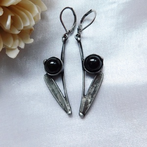 Turmalin fülbevaló - ékszer - nyaklánc - medálos nyaklánc - Meska.hu