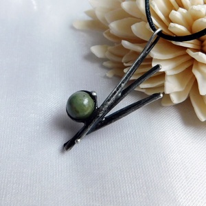 Nefrit jáde medál - ékszer - nyaklánc - medál - Meska.hu