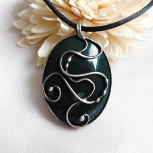 Heliotróp medál - ékszer - nyaklánc - medálos nyaklánc - Meska.hu