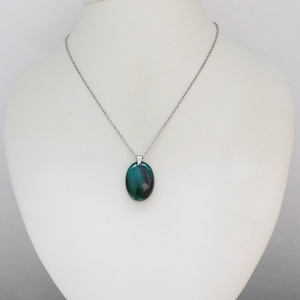 Malachit medál - ékszer - nyaklánc - medál - Meska.hu