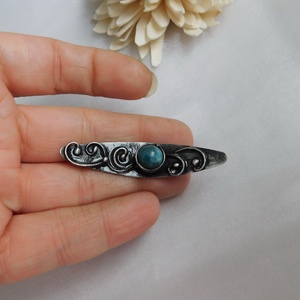 Apatit bross / kitűző - ékszer - kitűző és bross - Meska.hu