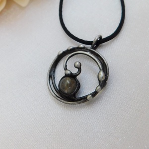 Labradorit medál - ékszer - nyaklánc - medálos nyaklánc - Meska.hu