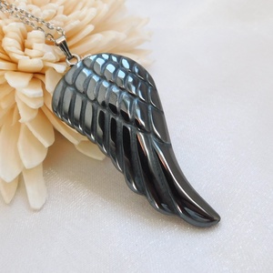 Hematit szárny medál, Ékszer, Kitűző és Bross, Fémmegmunkálás, MESKA