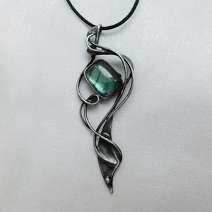 Labradorit medál - ékszer - nyaklánc - medálos nyaklánc - Meska.hu