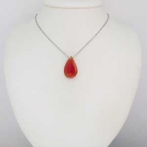 Karneol medál - ékszer - nyaklánc - medál - Meska.hu