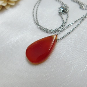 Karneol medál, Ékszer, Nyaklánc, Medál, Ékszerkészítés, MESKA