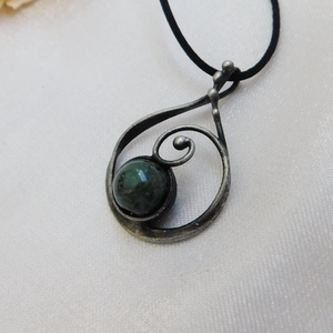 Eldarit ( kambaba jáspis ) medál - ékszer - nyaklánc - medál - Meska.hu