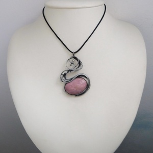 Rodonit medál - ékszer - nyaklánc - medál - Meska.hu