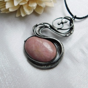 Rodonit medál - ékszer - nyaklánc - medál - Meska.hu