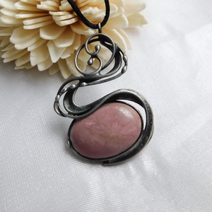 Rodonit medál - ékszer - nyaklánc - medál - Meska.hu