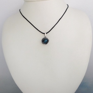Mini apatit medál - ékszer - nyaklánc - medál - Meska.hu