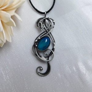 Achát medál - ékszer - nyaklánc - medál - Meska.hu