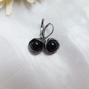 Turmalin fülbevaló - ékszer - nyaklánc - medálos nyaklánc - Meska.hu