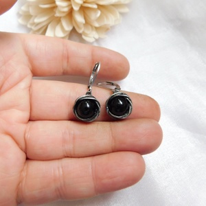 Turmalin fülbevaló - ékszer - nyaklánc - medálos nyaklánc - Meska.hu