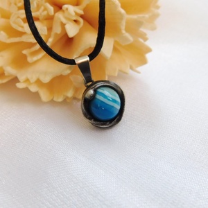 Mini achát medál , Ékszer, Nyaklánc, Medál, Ékszerkészítés, Ötvös, MESKA