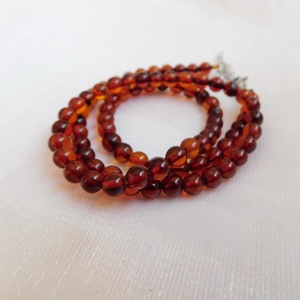 Borostyán nyaklánc - ékszer - nyaklánc - medál - Meska.hu