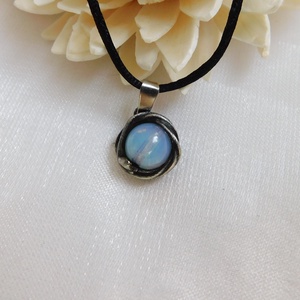 Opalit medál  - ékszer - nyaklánc - medálos nyaklánc - Meska.hu