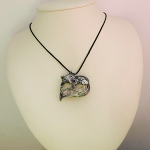 Hegyikristály róka medál  - ékszer - nyaklánc - medálos nyaklánc - Meska.hu