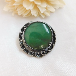 Aventurin bross / kitűző - ékszer - kitűző és bross - Meska.hu