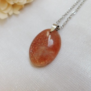 Napkő medál orvosi acél láncon - Meska.hu