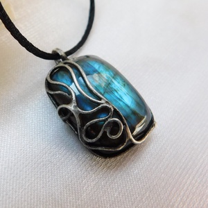 Labradorit medál - Meska.hu