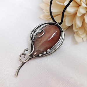 Rutilkvarc medál  - ékszer - nyaklánc - medálos nyaklánc - Meska.hu